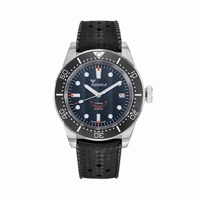 1545 Steel 40mm - Black on Rubber Strap