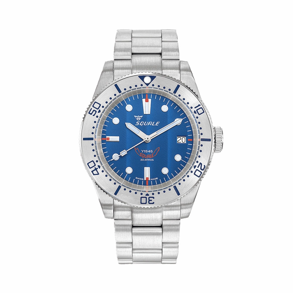 1545 Steel 40mm - Blue on Bracelet