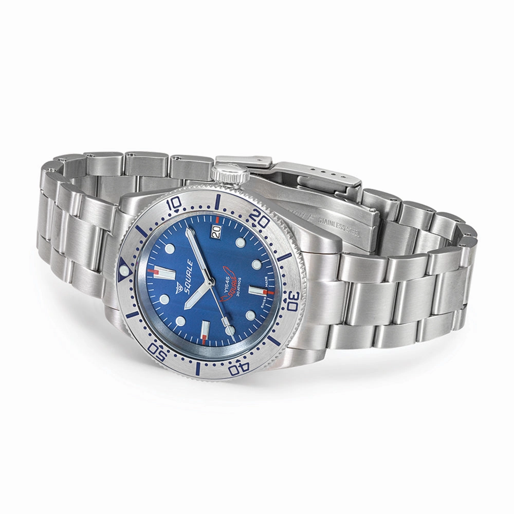 1545 Steel 40mm - Blue on Bracelet