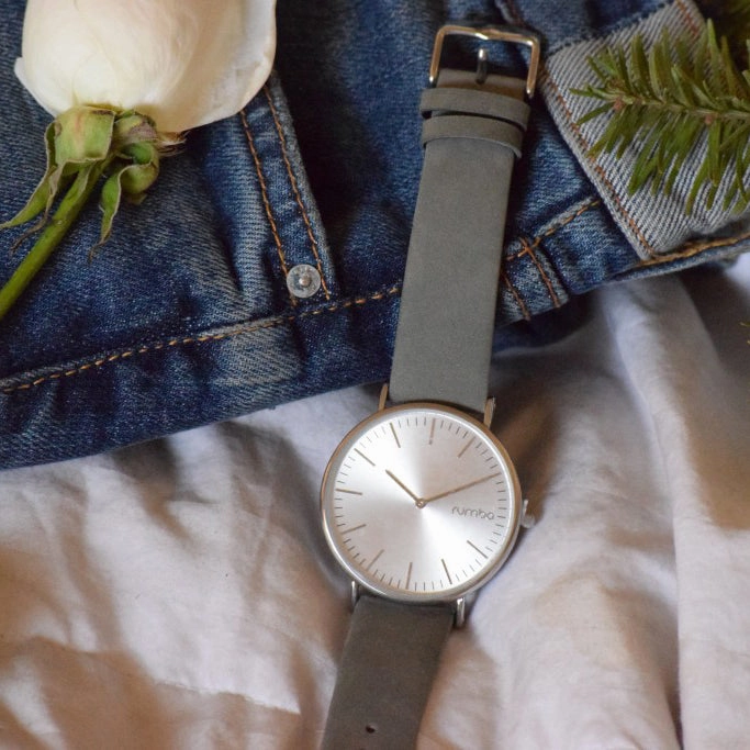 ??Clearance??Soho Suede Watch - Pewter | ??Clearance???K???????l???