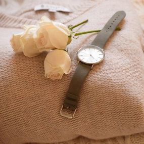 ??Clearance??Soho Suede Watch - Pewter | ??Clearance???K???????l???