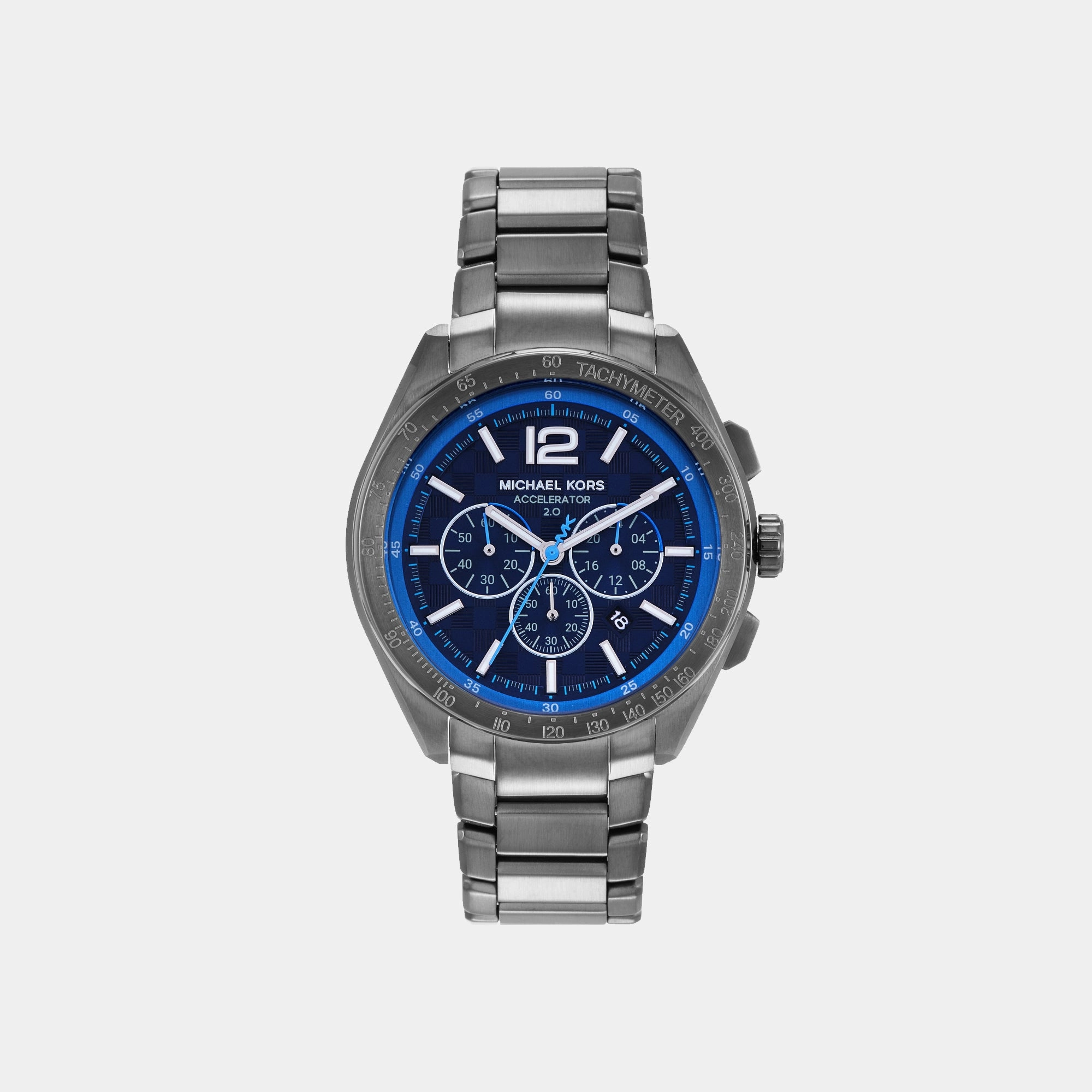 Accelerator 2.0 Men Quartz Blue Dial Chronograph Stainless Steel Watch MK9178