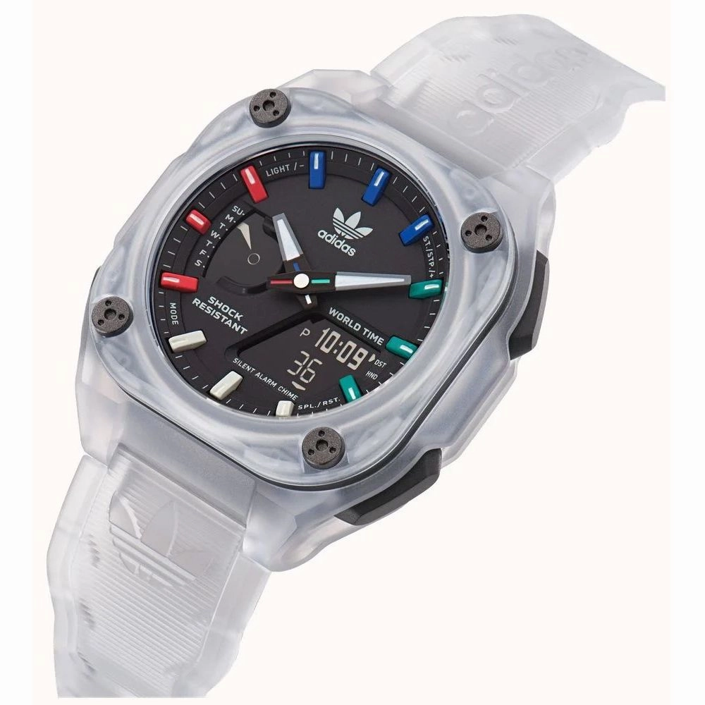 Adidas clear Silicone Men's Watch