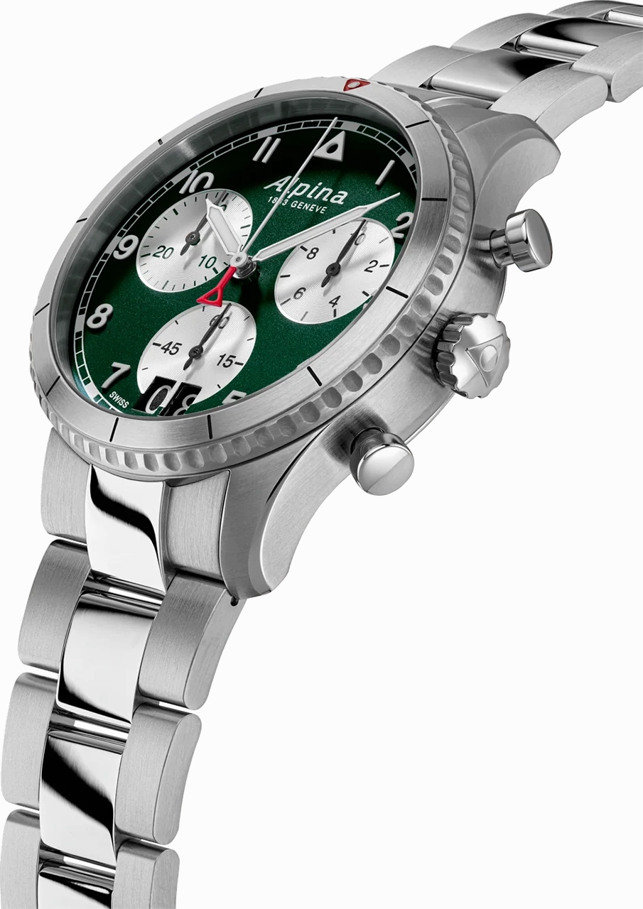Alpina Startimer Pilot Quartz Chronograph Big Date AL-372GRS4S26B