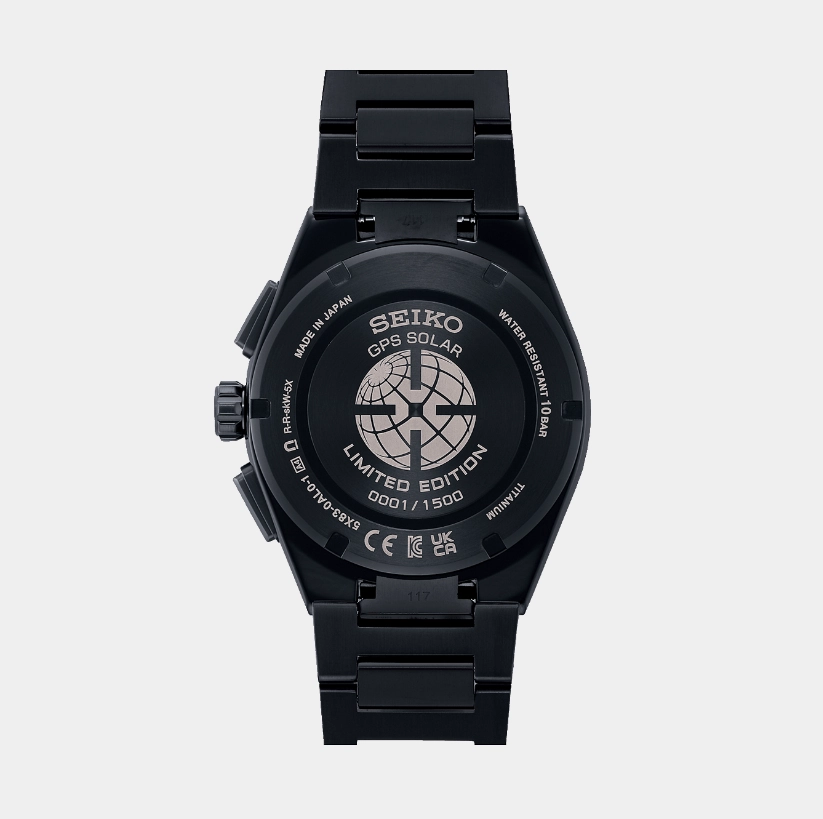 Astron Yozakura Cherry Blossom by Night - Limited Edition Men Solar Purple Dial Chronograph Stainless Steel Watch SSH171J1