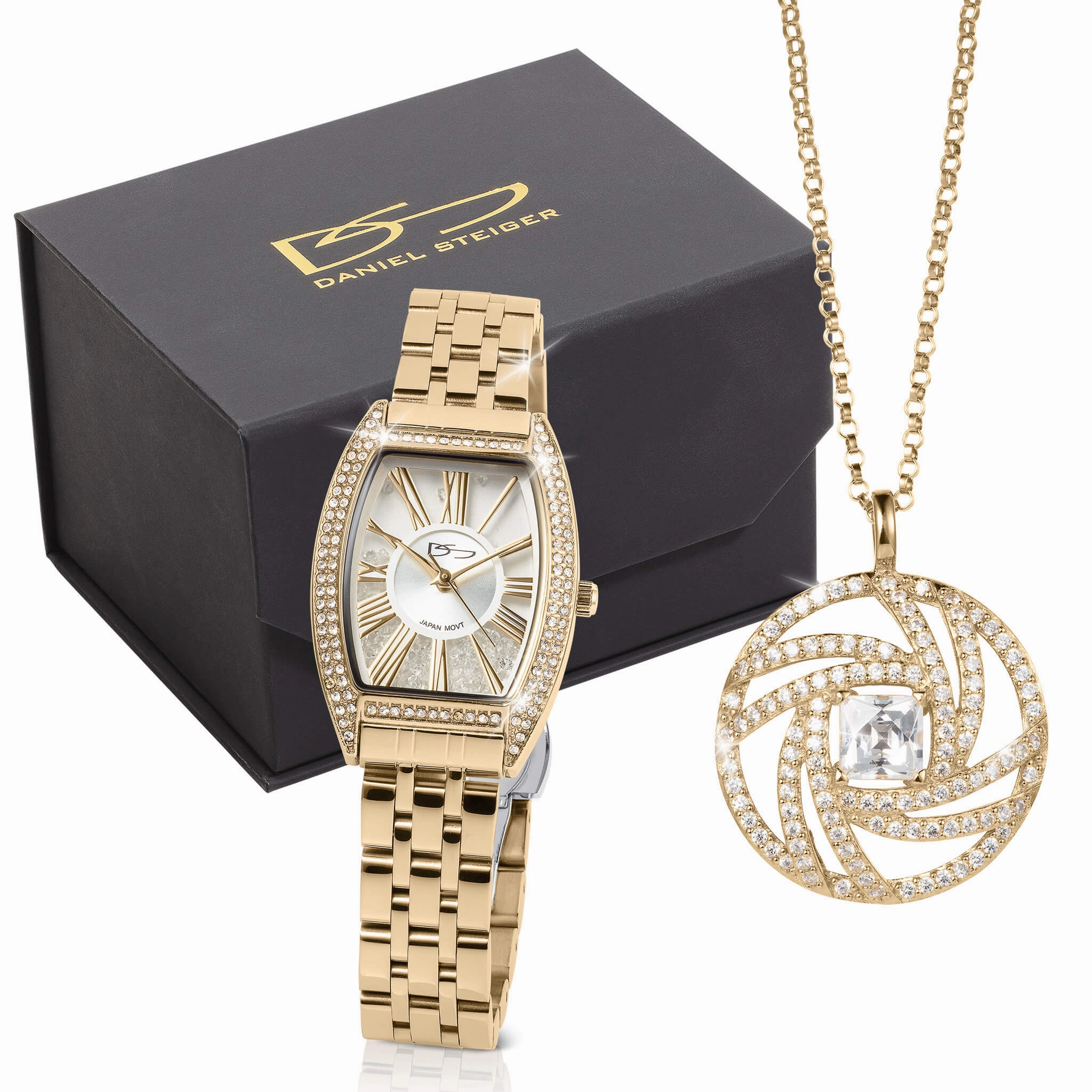 Aurora Harmony Gold Watch Box Set