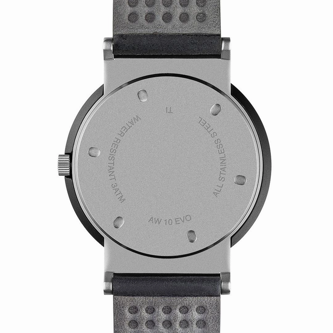 AW10 Braun gents EVO classic watch - black dial and black leather strap