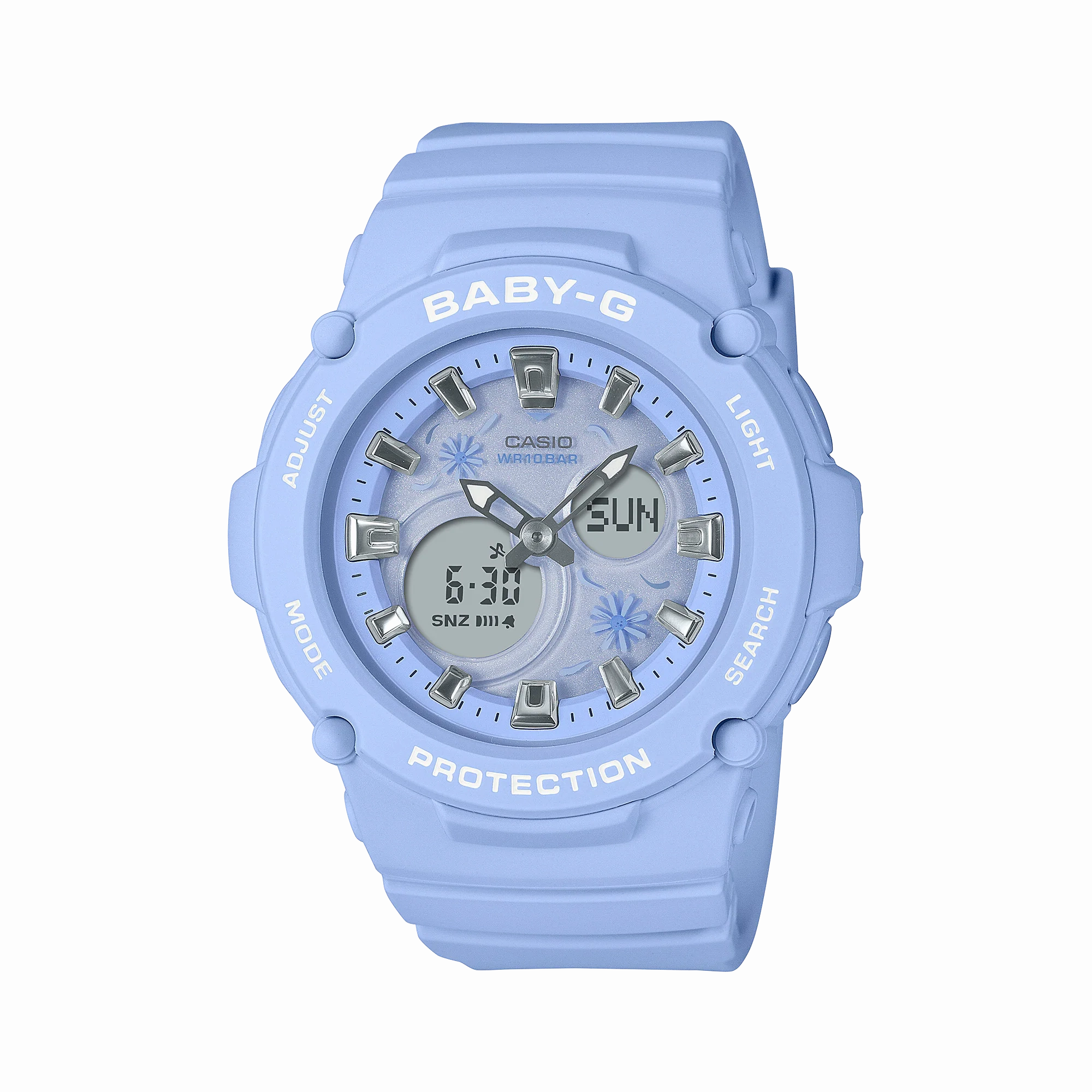 Baby-G Analog Digital Blue Resin Band Watch BGA270FL-2A