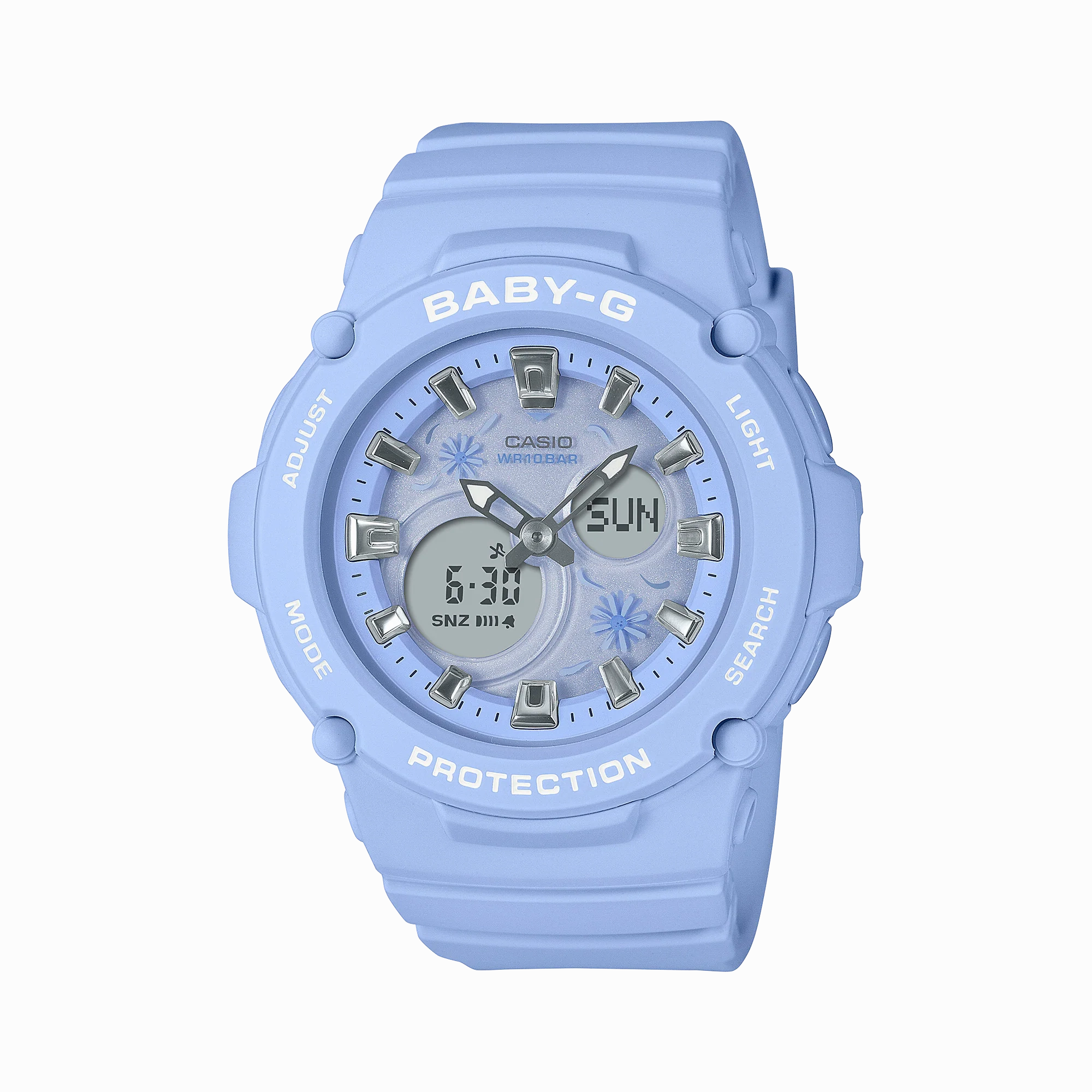 Baby-G Analog Digital Blue Resin Band Watch BGA270FL-2A