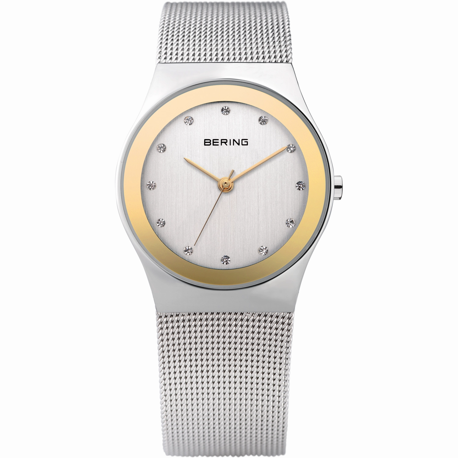 Bering - Ladies Two Toned Mesh Strap Watch