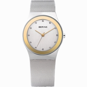 Bering - Ladies Two Toned Mesh Strap Watch