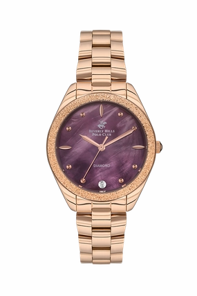 BHPC - BP3564C.480 - Ladies 3 Hands Glass Diamond