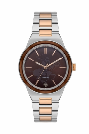 BHPC - BP3584X.540 - Ladies 3 Hands Glass Diamond
