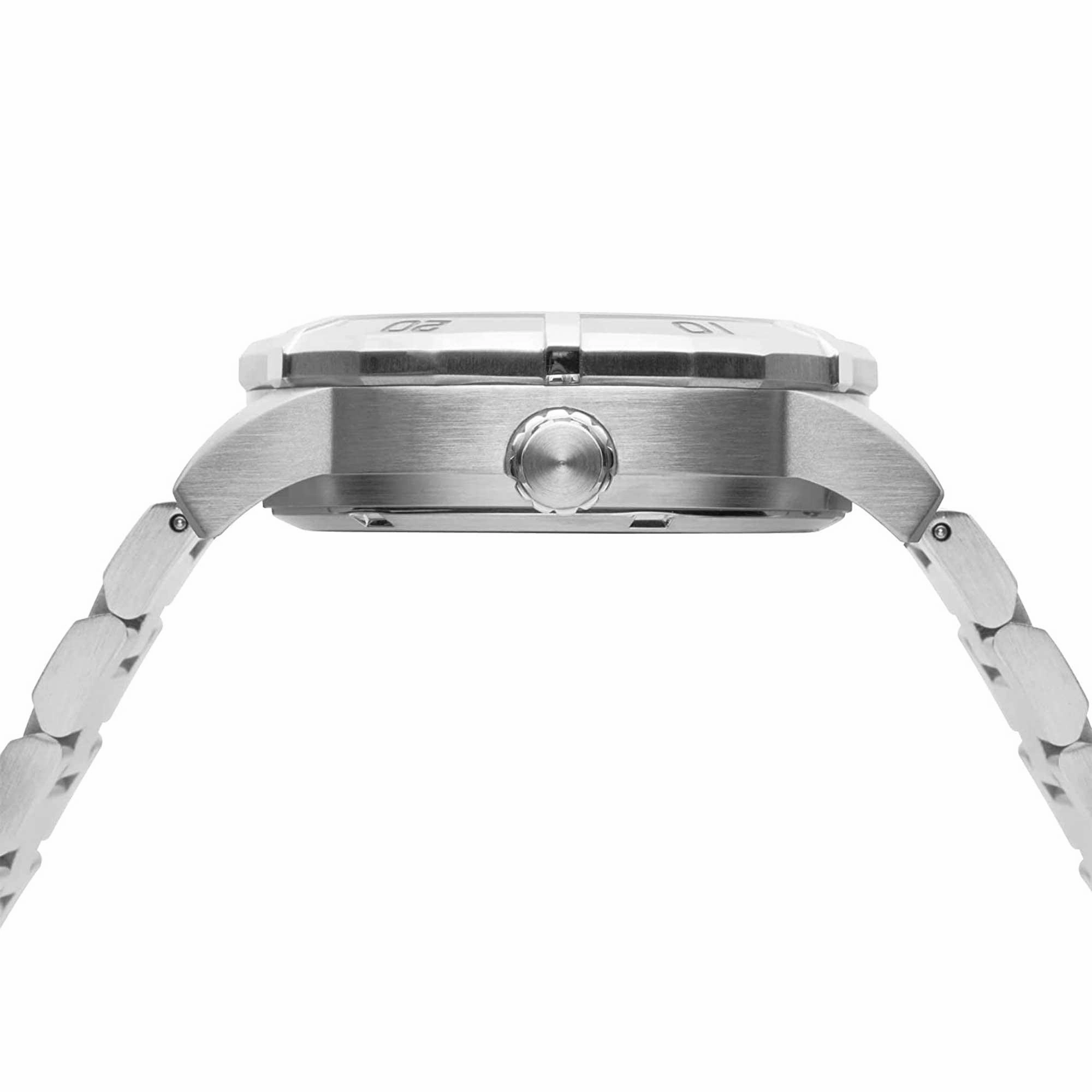 BIA Women's Quartz Watch - Rosie Rotating Bezel Blue Dial Silver Bracelet | B1014