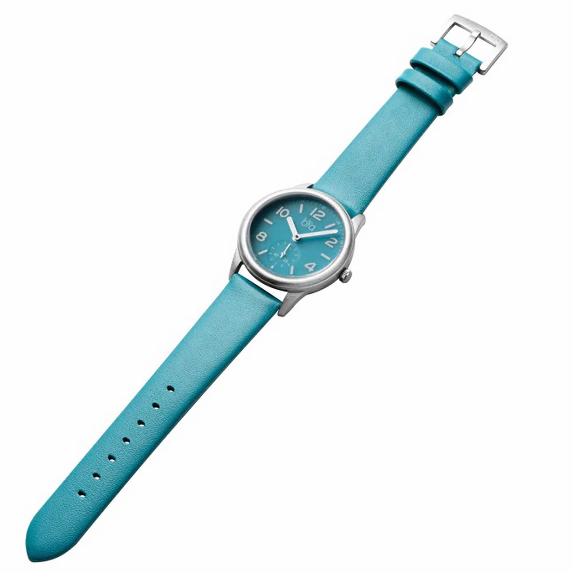 BIA Women's Watch - Suffragette Japanese Quartz Blue Genuine Leather Strap | B1013