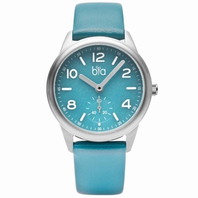 BIA Women's Watch - Suffragette Japanese Quartz Blue Genuine Leather Strap | B1013