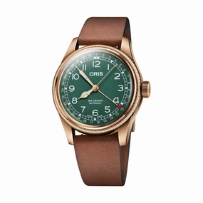 Big Crown Pointer Date 80th Anniversary Edition 40mm - Green on Leather Strap