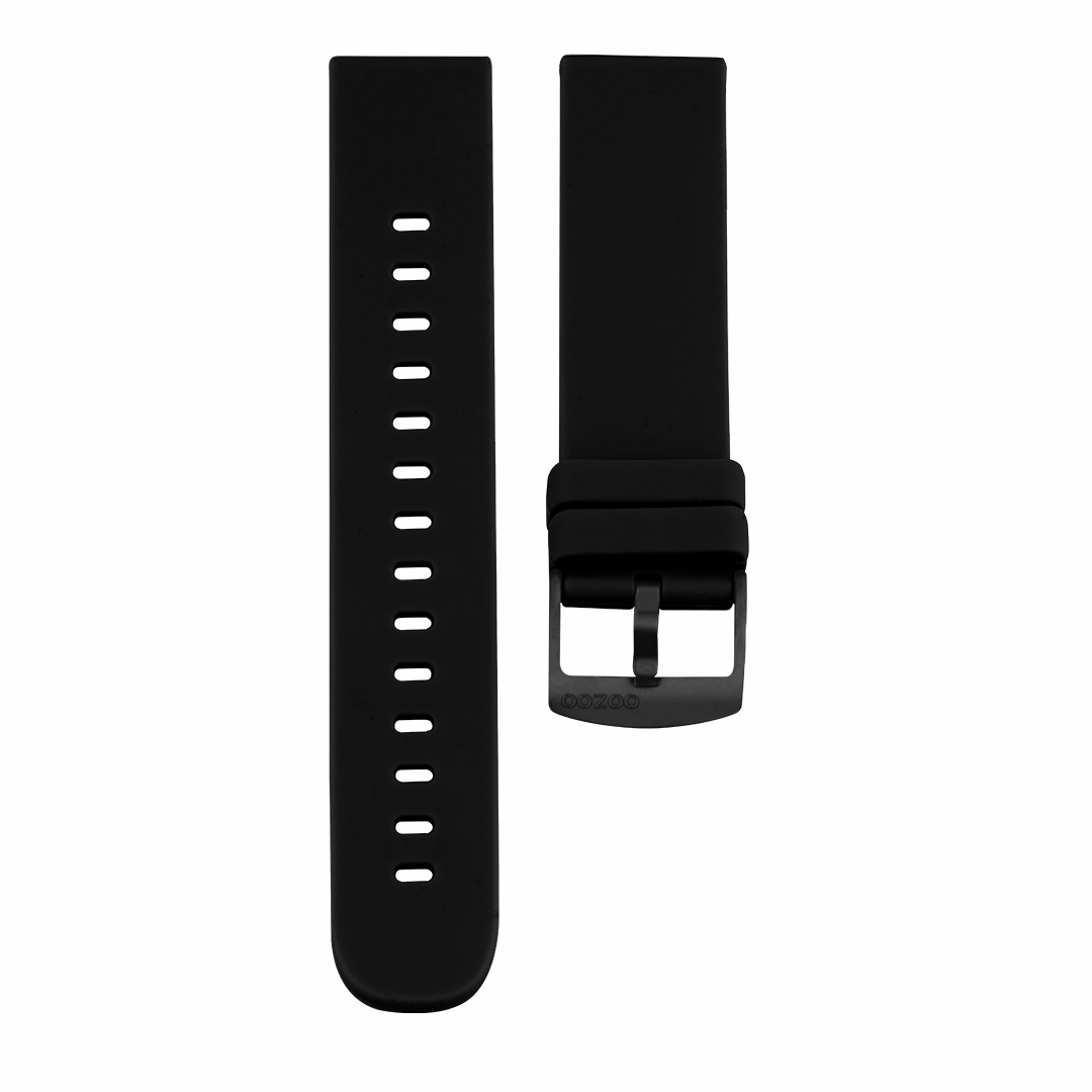 Black rubber strap