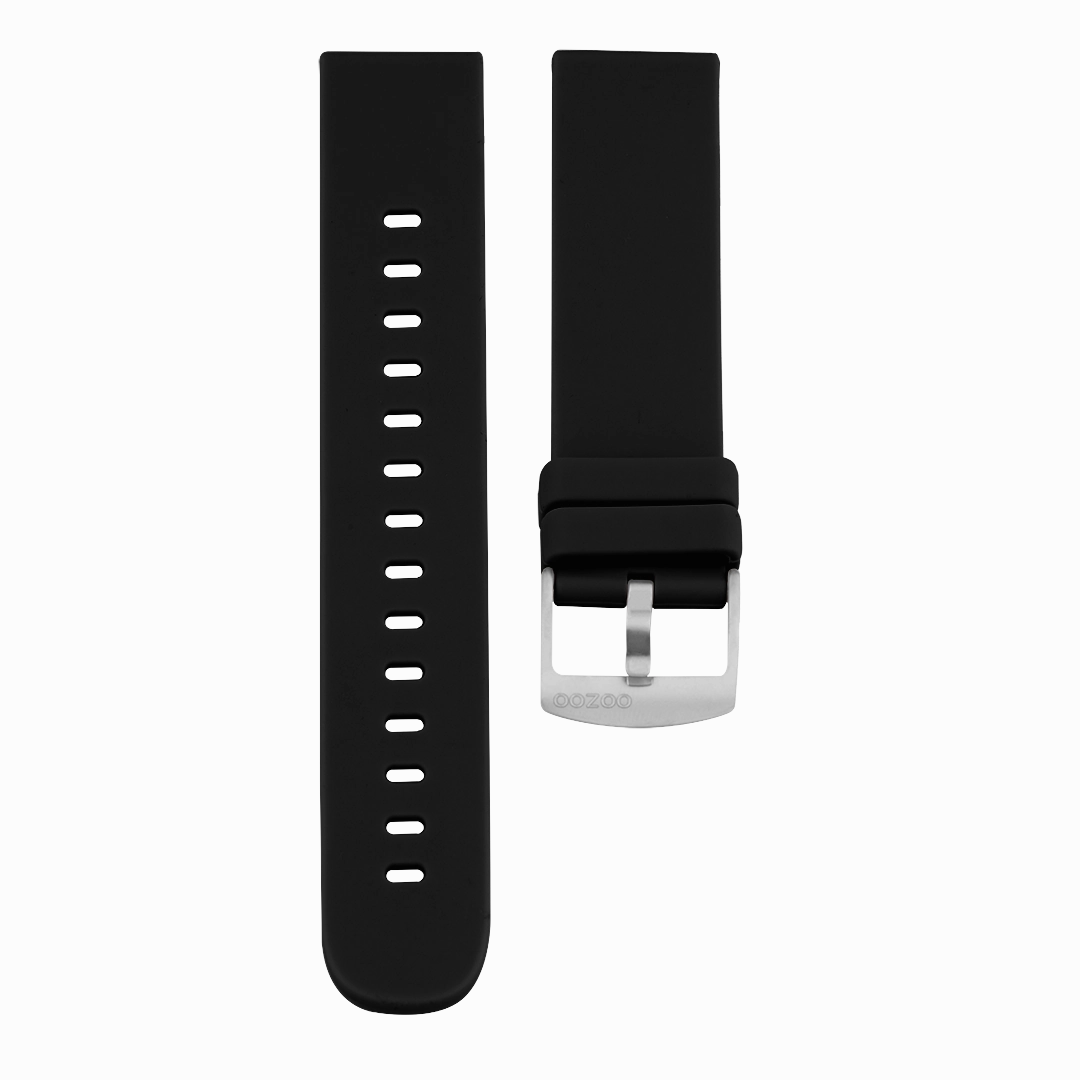 Black rubber strap