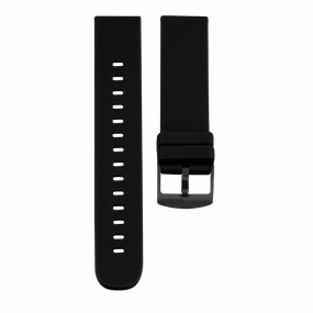 Black rubber strap