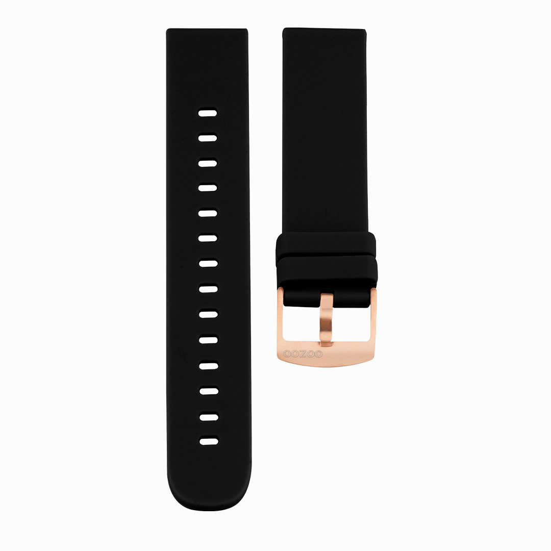 Black rubber strap