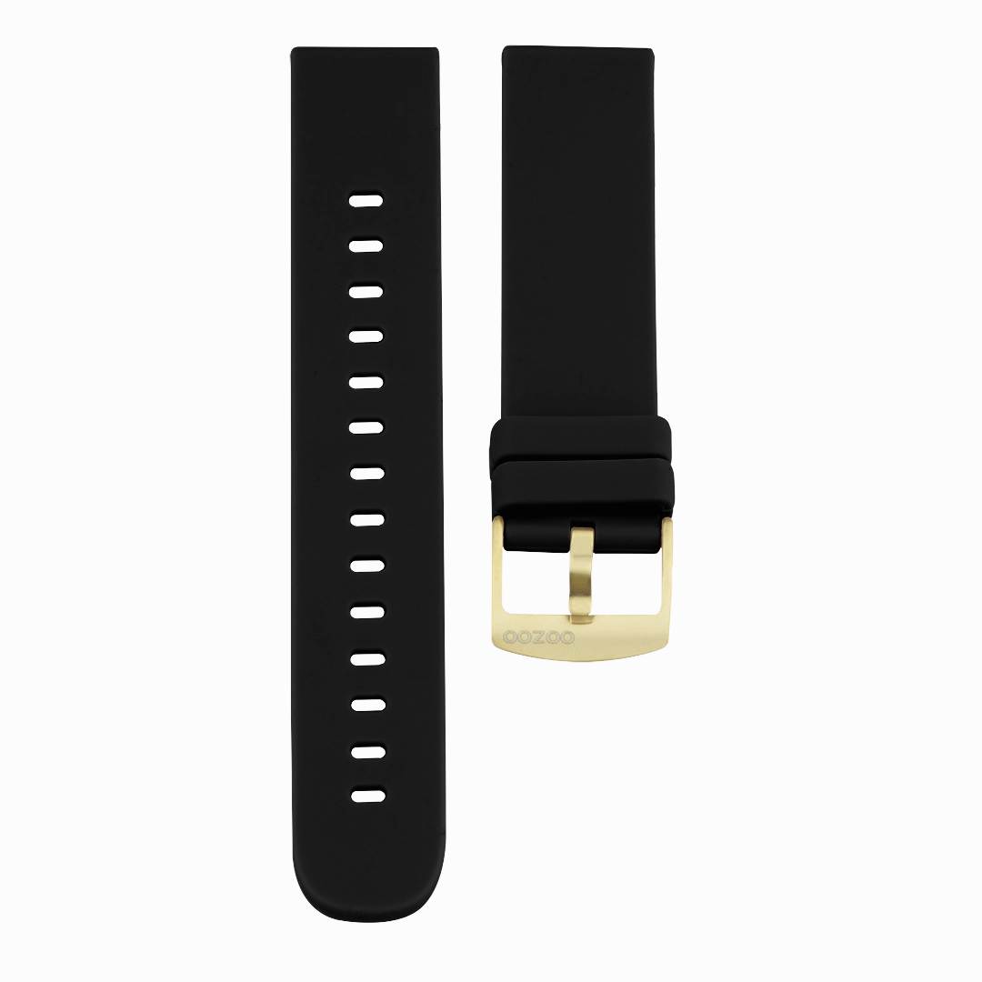 Black rubber strap