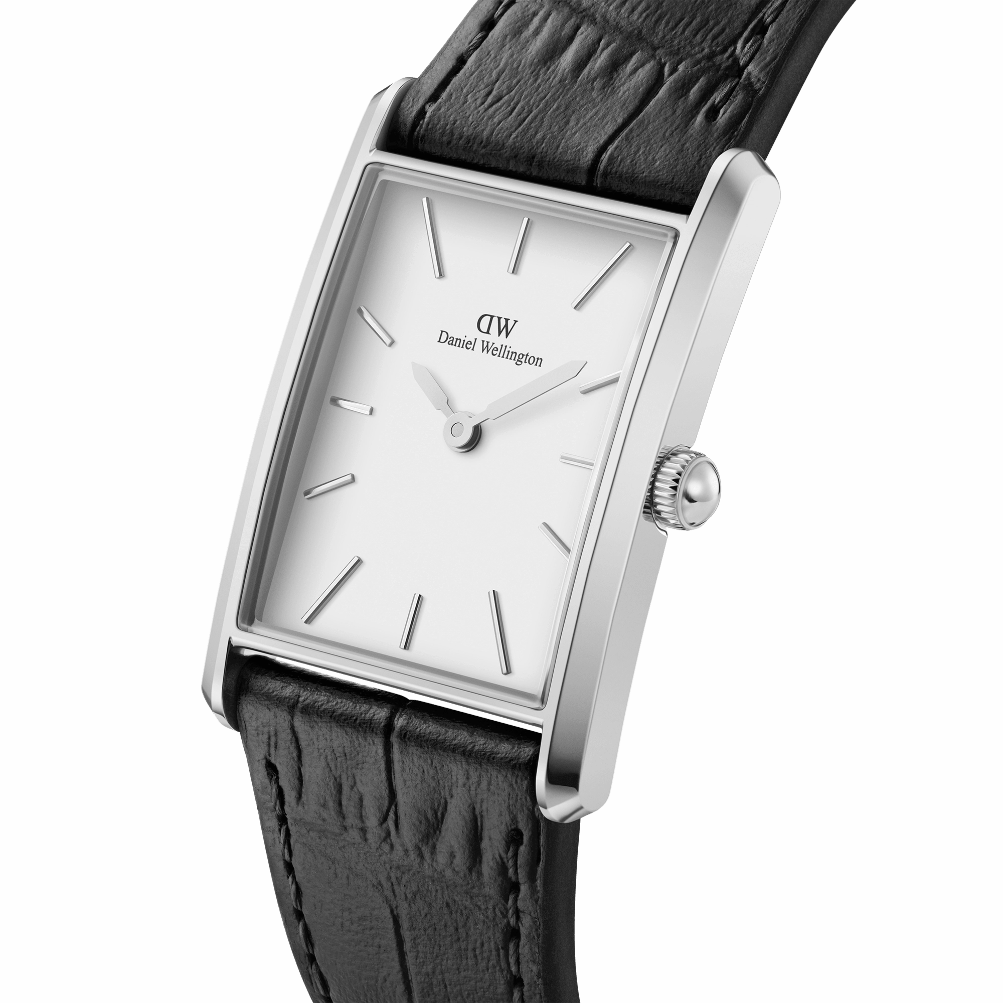 Bound Black Crocodile Silver