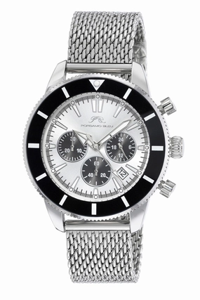 Brandon Men's Stainless Steel Silver Watch 1011BBRS