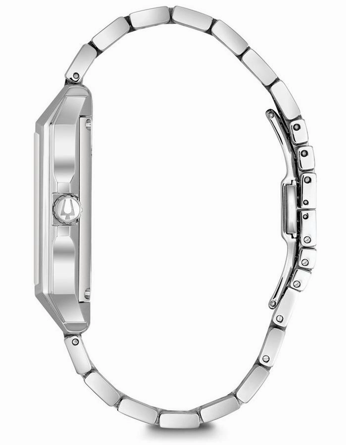 Bulova Mens Automatic Watch - Black Open Heart Dial - Stainless - Bracelet - 30m