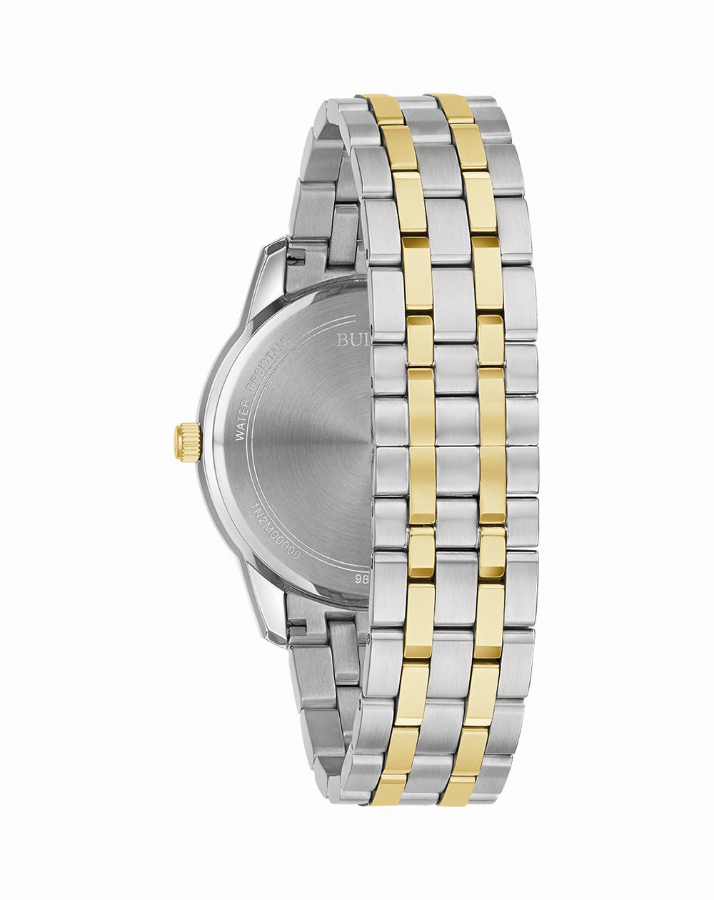 Bulova Sutton Collection Men's Silver and Gold Watch 98B385