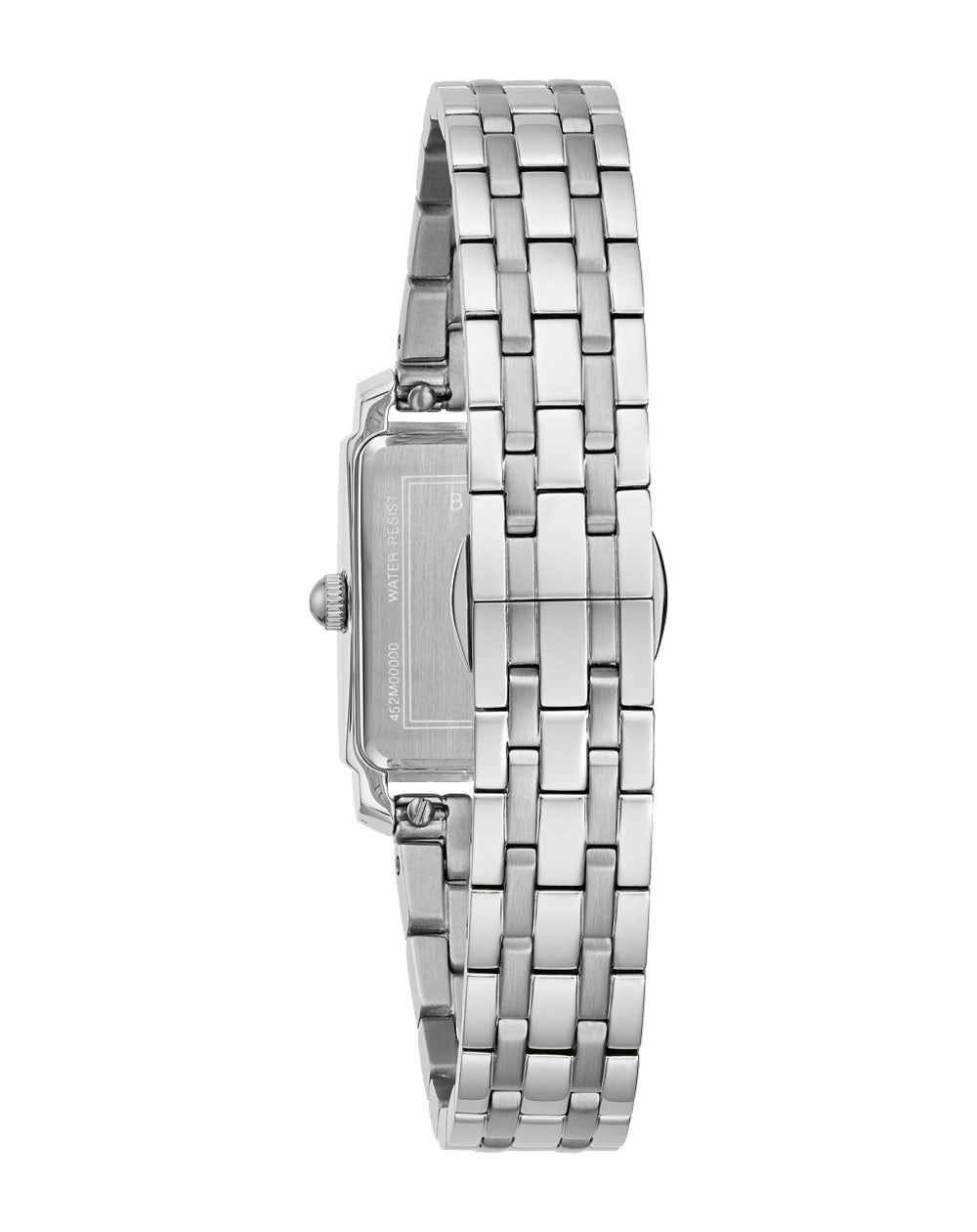 Bulova Sutton Grey Dial Stainless Steel Watch 96P252