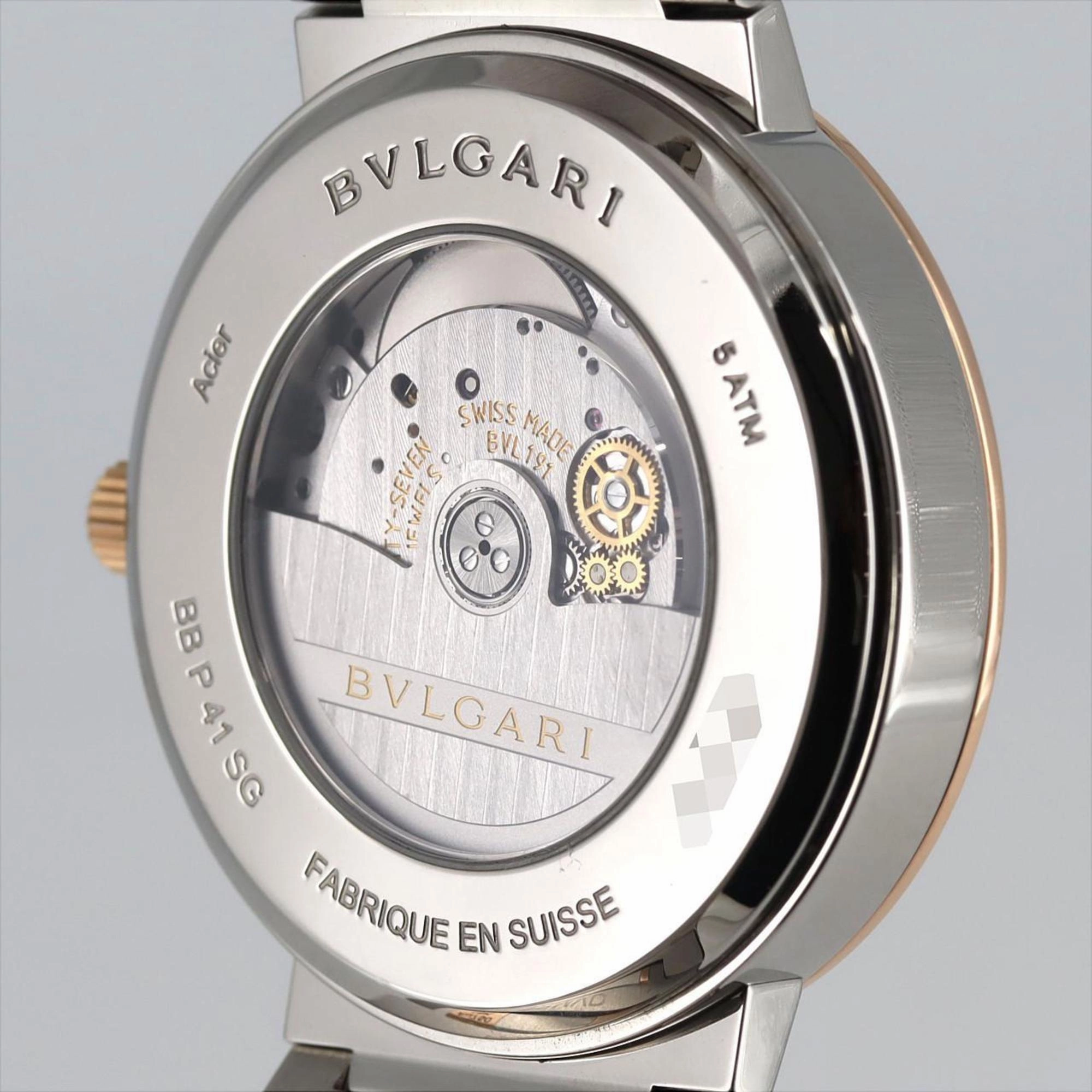 Bvlgari pink gold Stainless Steel Wristwatch (Pre-Owned)