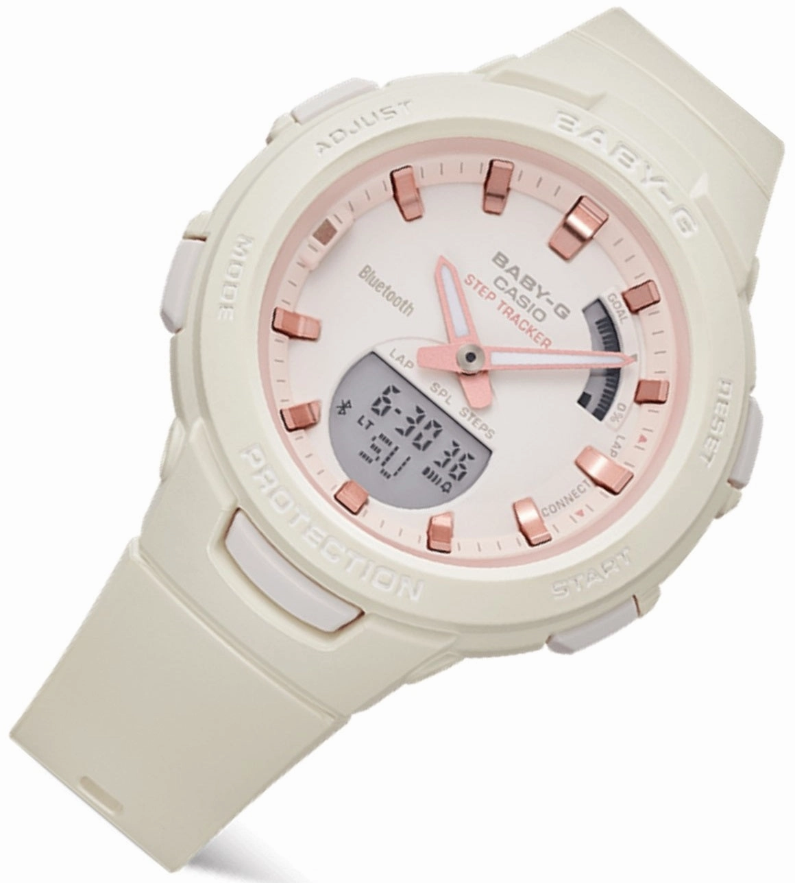 Casio Baby-G BSA-B100CS-7A G-Squad Smartphone Link Watch For Women
