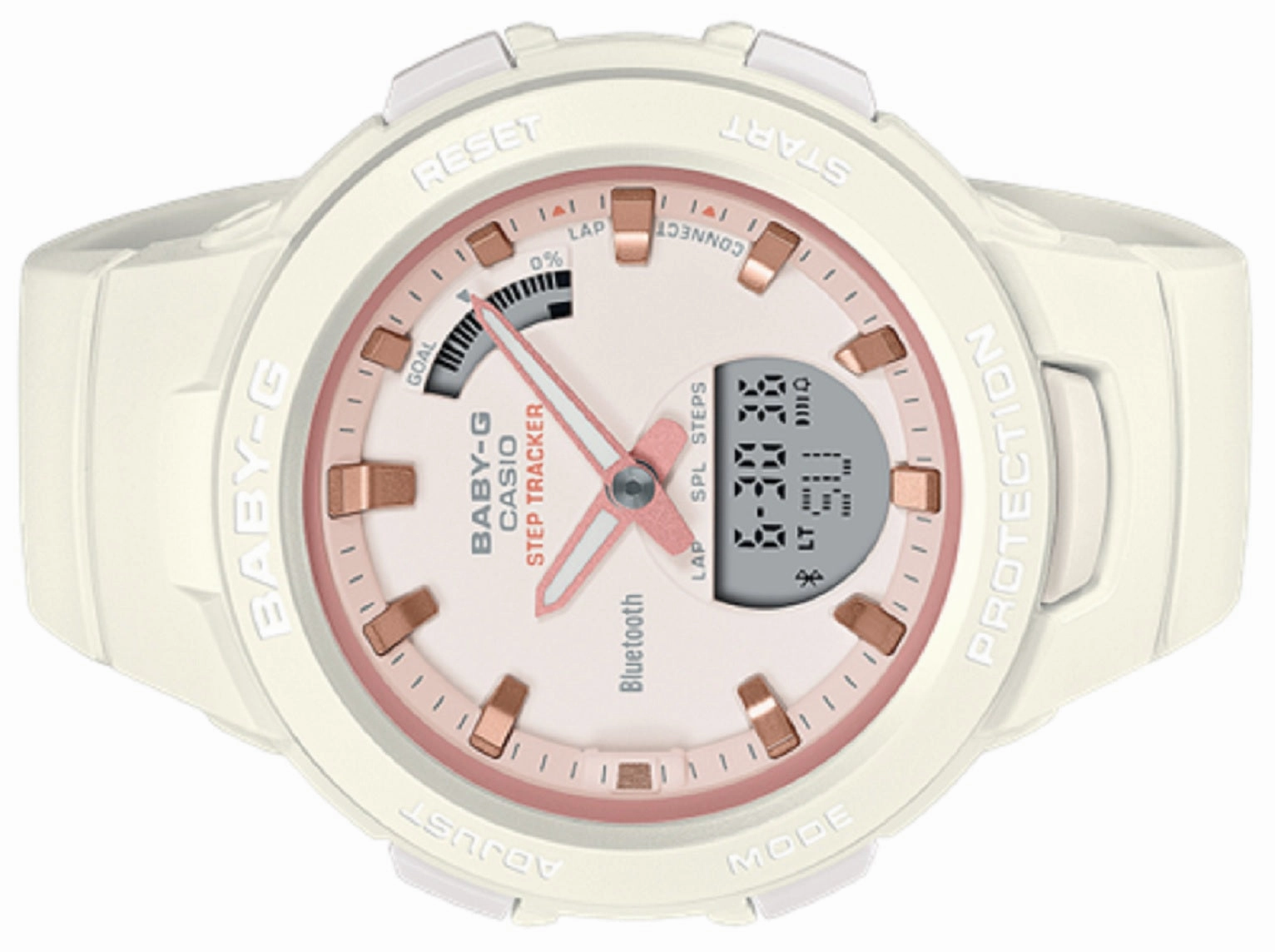 Casio Baby-G BSA-B100CS-7A G-Squad Smartphone Link Watch For Women