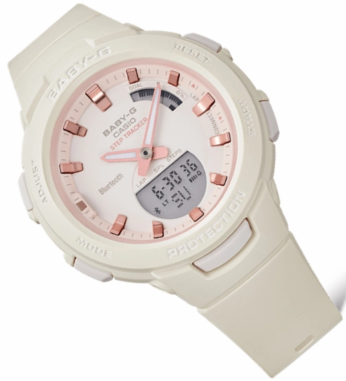 Casio Baby-G BSA-B100CS-7A G-Squad Smartphone Link Watch For Women