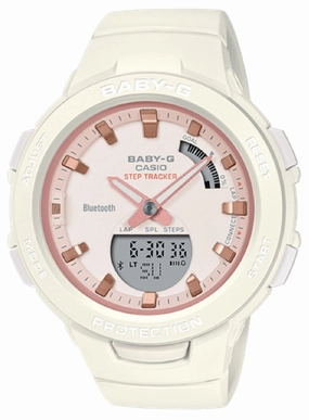 Casio Baby-G BSA-B100CS-7A G-Squad Smartphone Link Watch For Women