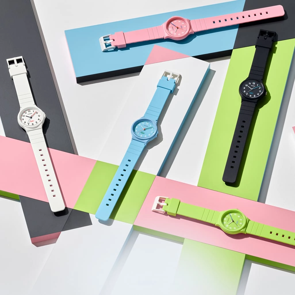 Casio Bio-Based Green Resin Band Watch LQ24B-3B