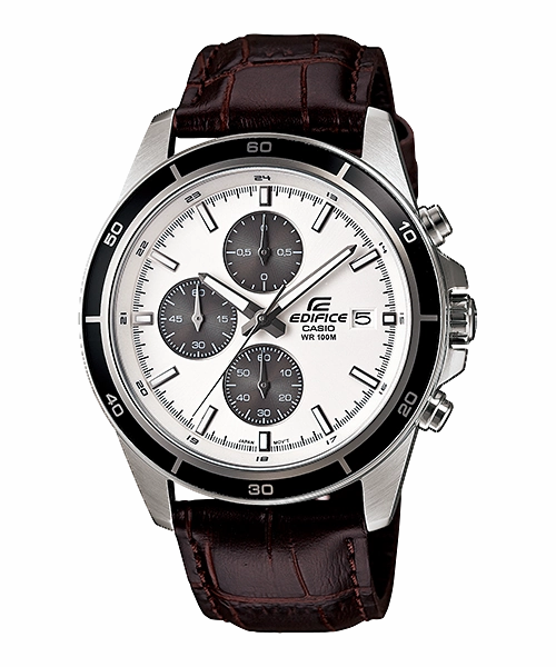 Casio Edifice Chronograph Brown Leather Watch EFR526L-7A