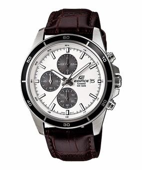 Casio Edifice Chronograph Brown Leather Watch EFR526L-7A