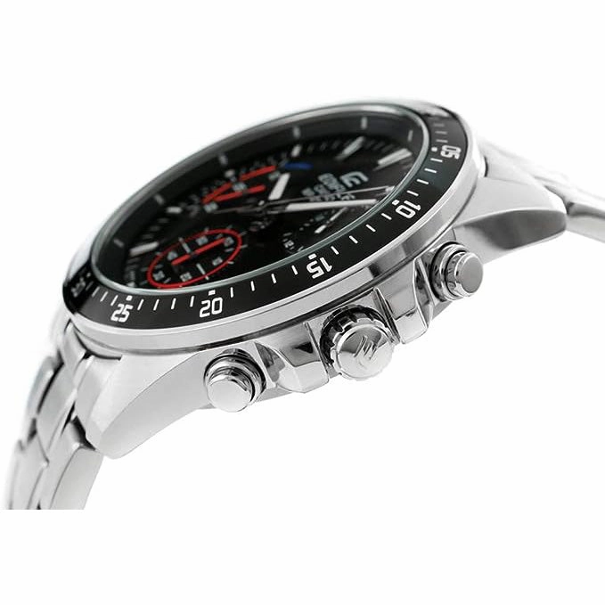 CASIO Edifice Chronograph Quartz Men Black Watch EFV-540D-1AVUEF