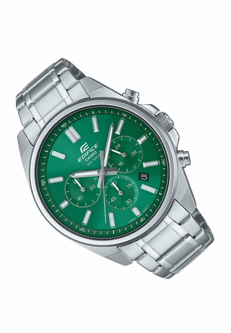 Casio Edifice EFV-650D-3A Chronograph Stainless Steel Strap Watch for Men