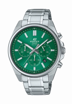 Casio Edifice EFV-650D-3A Chronograph Stainless Steel Strap Watch for Men