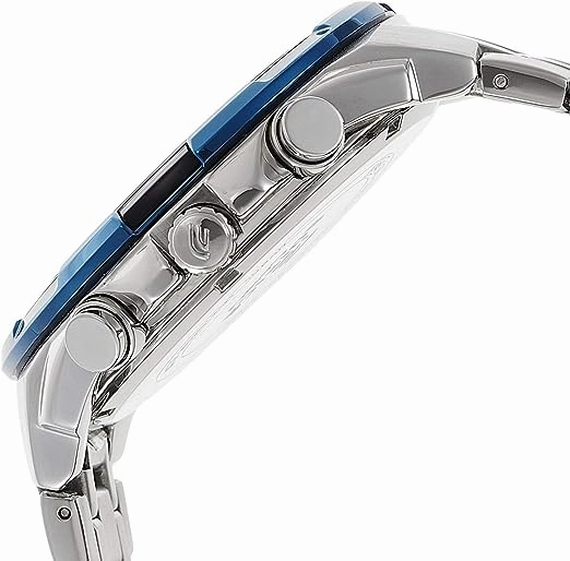 CASIO Edifice Quartz Men Black and Blue Watch EFR-539D-1A2VUEF