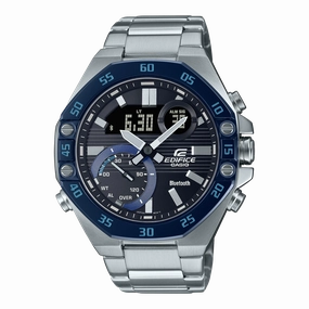 Casio Edifice Silver Stainless Steel Watch ECB10DB-1B