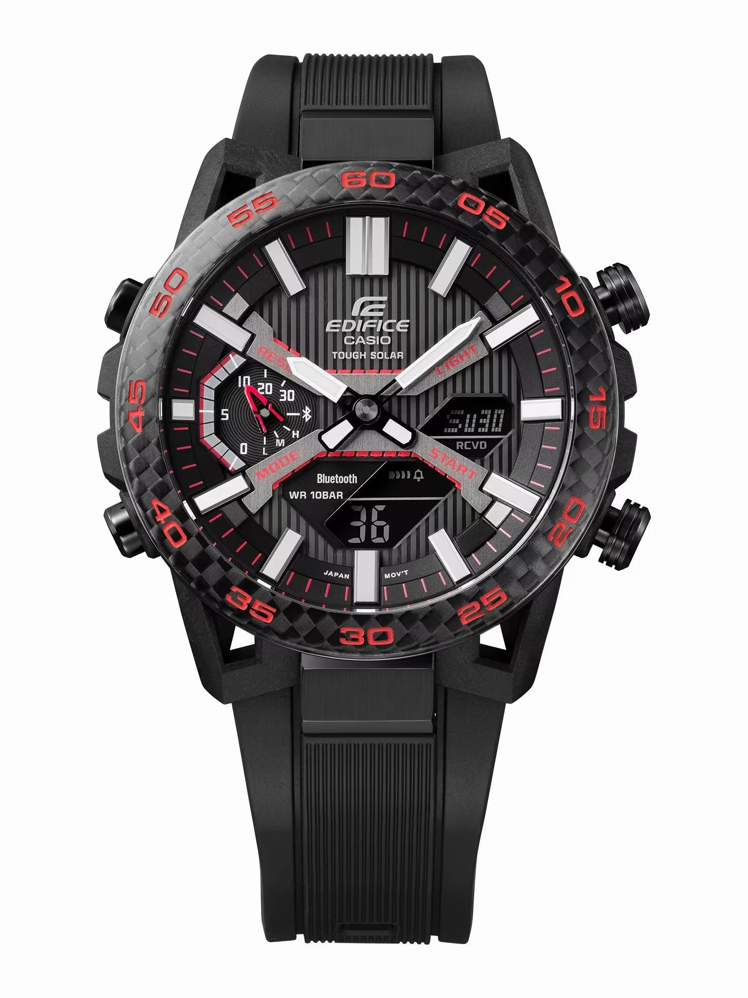 Casio EDIFICE SOSPENSIONE Men's Tough Solar Bluetooth Watch ECB-2000PB-1A