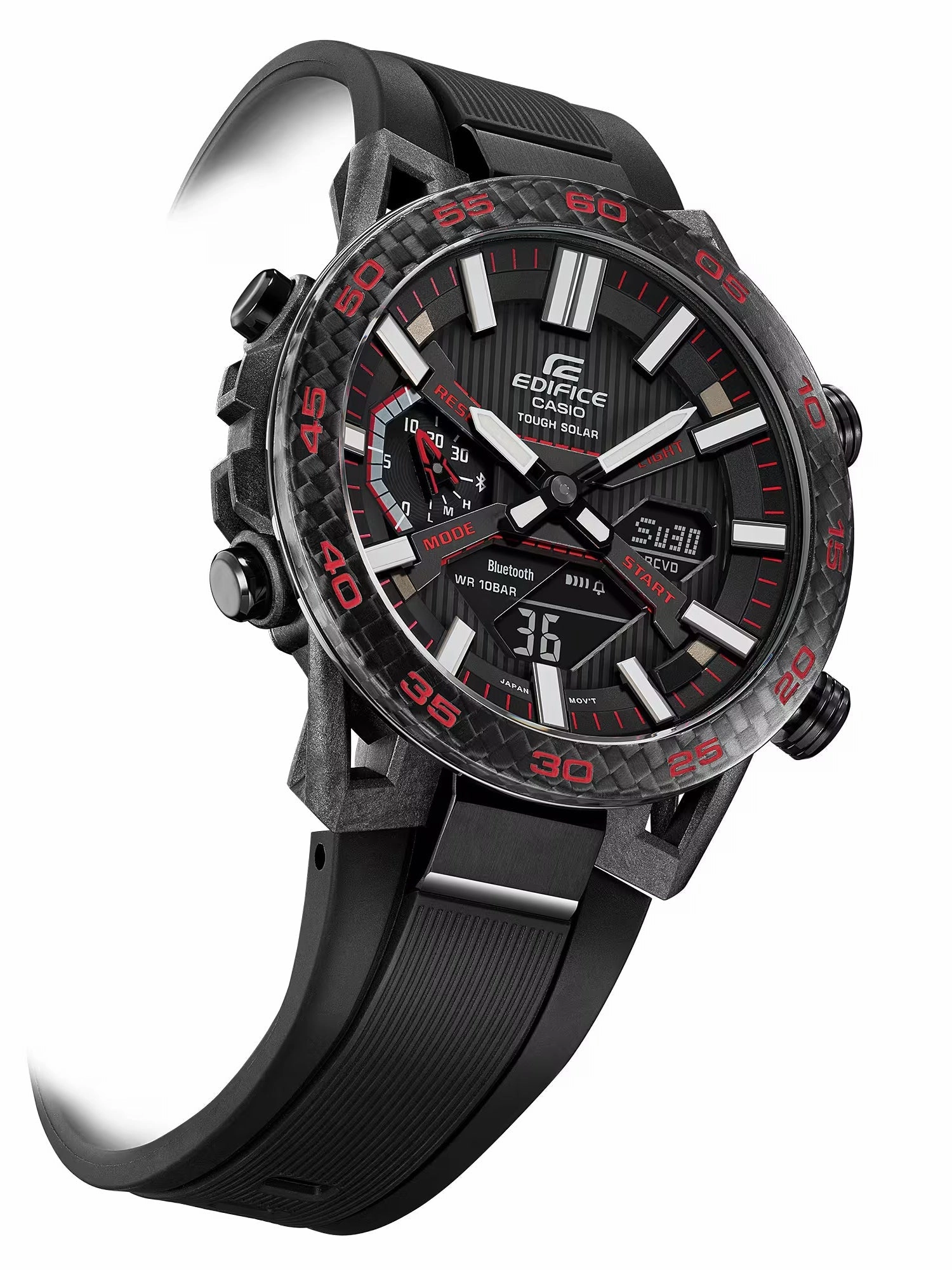 Casio EDIFICE SOSPENSIONE Men's Tough Solar Bluetooth Watch ECB-2000PB-1A