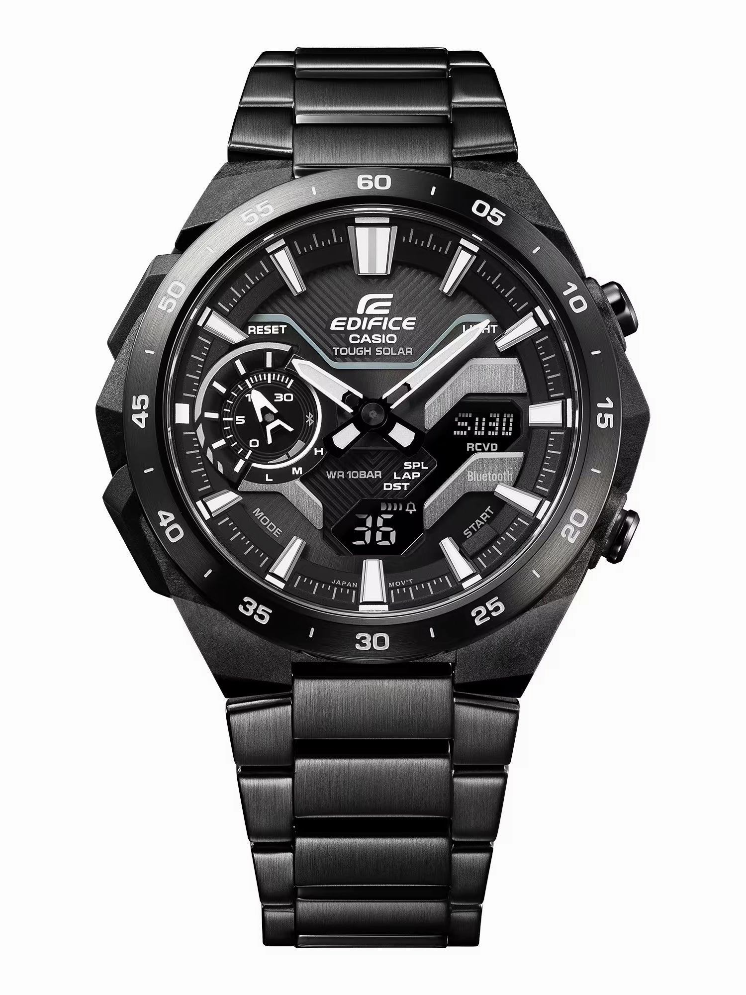 Casio EDIFICE WINDFLOW Men's Tough Solar Bluetooth Watch ECB-2200DC-1A