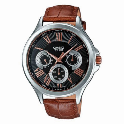 CASIO ENTICER Brown Analog Quartz Men's Watch MTP-E308L-1AVDF