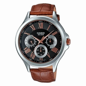 CASIO ENTICER Brown Analog Quartz Men's Watch MTP-E308L-1AVDF