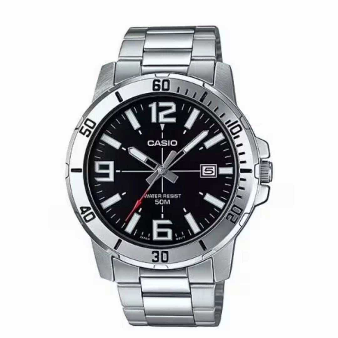 Casio Enticer Men Stainless Steel Watch MTP-VD01D-1BVUDF